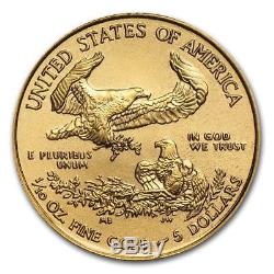 2018 American Gold Eagle 1/10 oz Gold Coin Direct From US Mint Tube
