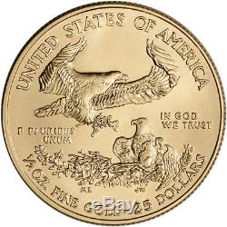 2018 American Gold Eagle (1/2 oz) $25 BU coin in U. S. Mint Gift Box