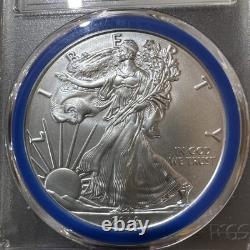 2018 W Burnished Silver Eagle PCGS SP70 John Mercanti Mint Engravers Series