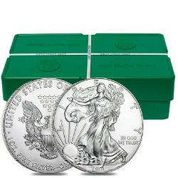 2019 1 oz American Silver Eagle Lot Roll of 20 1 oz Silver Coins in BU Tube Mint