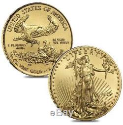 2019 American Gold Eagle 1/10 oz $5 BU From US Mint Brand New In Coin Capsule