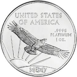 2019 American Platinum Eagle 1 oz $100 1 Roll Twenty 20 BU Coins in Mint Tube