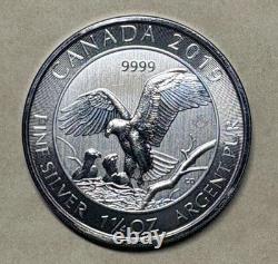 2019 Canada $8 1.25 oz Wildlife Series Bald Eagle-Brilliant Uncirculated