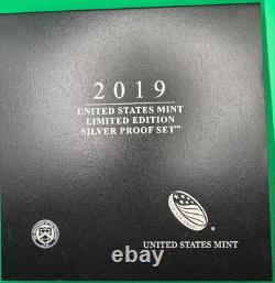2019 Limited Edition Silver Proof Set US Mint 8 Coins OGP American Silver Eagle