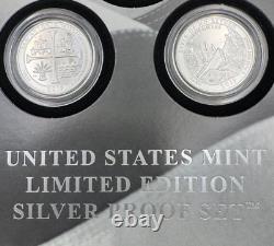 2019 Limited Edition Silver Proof Set US Mint 8 Coins OGP American Silver Eagle