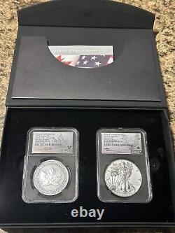 2019 Pride Of Two Nations Silver Eagle Rcm Set Ngc Pf70 Pf70 Mercanti Taylor Fdi