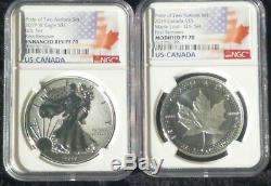 2019 Pride of Two Nations Set Eagle Maple PF70 First Release With Mint Packaging
