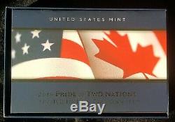 2019 Pride of Two Nations Set Eagle Maple PF70 First Release With Mint Packaging