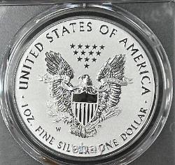 2019 Pride of Two Nations Silver Eagle Maple PCGS PR70 FDOI Dual Flag