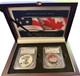 2019 Pride Of Two Nations Silver Eagle And Maple Leaf 2 Coin Set Pcgs Pr70 Fdoi