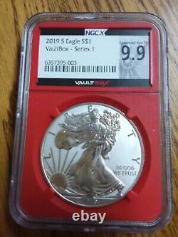 2019 San Francisco mint silver eagle enhance reverse proof ngcx 9.9 beautiful co