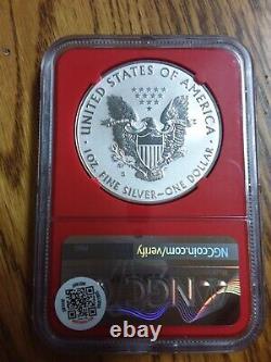 2019 San Francisco mint silver eagle enhance reverse proof ngcx 9.9 beautiful co