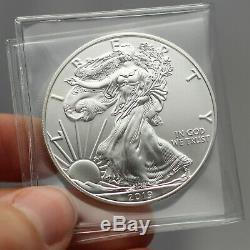 2019 Silver American Eagle BU 10 Piece Lot in Flips