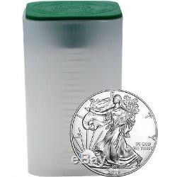 2019 Silver American Eagle BU 20 Piece Lot in Tube