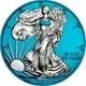 2019 Space Blue 1 Oz American Silver Eagle $1 Coin Space Metals 500 Mintage
