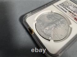 2019 W $1 Enhanced Reverse Proof Ngc Pf70 Silver Eagle Pride Of Two Nations