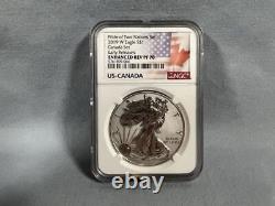 2019 W $1 Enhanced Reverse Proof Ngc Pf70 Silver Eagle Pride Of Two Nations