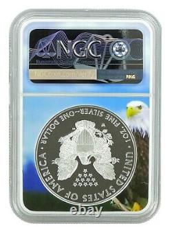 2019 W 1oz Silver Eagle Proof NGC PF70 Ultra Cameo Eagle Core First Day Issue