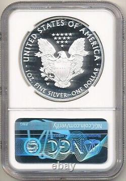 2019-W Proof Silver Eagle NGC PF70 Ultra Cameo Edmund Moy Signed Blue Label