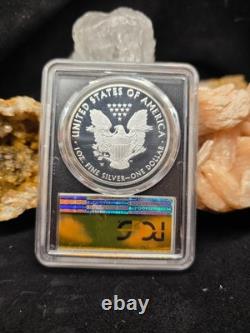 2019 W Silver Eagle PPCGS-PR70 DCAM Congratulation Series First Day