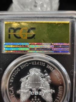 2019 W Silver Eagle PPCGS-PR70 DCAM Congratulation Series First Day