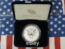 2019 W U. S. Mint Enhanced Reverse-proof Pride Of Nations Silver Eagle Item #51