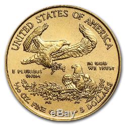 2020 1/10 oz American Gold Eagle Mint State