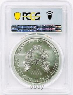 2020-2021 Silver Eagle Emergency Issue Set (4) PCGS MS70 FDOI Flag Label