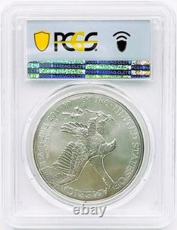 2020-2021 Silver Eagle Emergency Issue Set (4) PCGS MS70 FDOI Flag Label