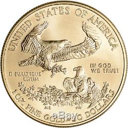 2020 American Gold Eagle 1 oz $50 1 Roll Twenty 20 BU Coins in Mint Tube