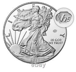 2020 American Silver Eagle V75 End of WW2 75th Anniv Coin CONFIRMED MINT ORDER