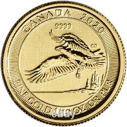 2020 Canada Gold Bald Eagle 1/10 oz $5 BU