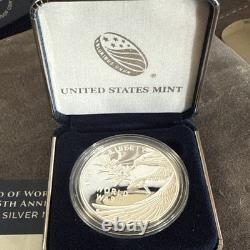 2020 End of World War II 75th Anniversary American Eagle Silver