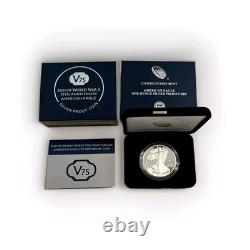 2020 End of World War II 75th Anniversary American Eagle V75.999 Silver 20XF