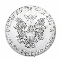 2020 Lot of (20) 1 oz Silver American Eagle Brilliant Uncirculated