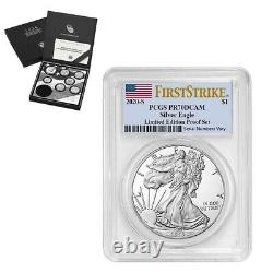 2020 S 1 oz Proof Silver American Eagle Limited Edition PCGS PF70 FS with Mint Set