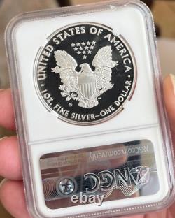 2020 S Proof Silver Eagle Ngc Pf70 First Day Of Issue Fdi Mike Castle Signed