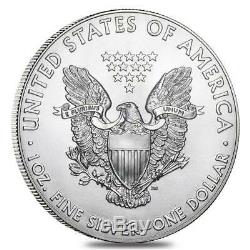 2020 Silver American Eagle 1 oz Silver PRE-SAEL BU USA Made 20 Coin Roll Lot