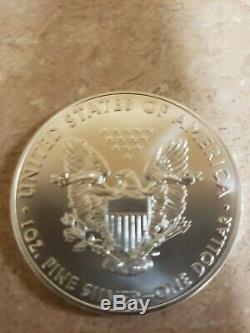 2020 Silver Eagle BU (U. S. Mint Tube of 20 coins)