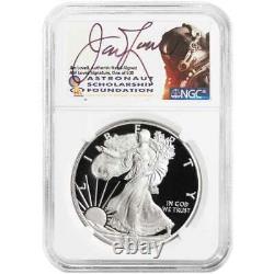 2020-W Proof $1 American Silver Eagle NGC PF70UC Jim Lovell Signature Label 1 of