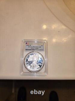 2020-W Proof Silver Eagle PCGS PR70DCAM First Day Of Issue