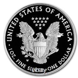 2020-W V75 (PF70DCAM) Proof Silver Eagle PCGS First Strike FS End World War II