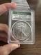2020-(p) Silver Eagle Pcgs Ms70 Fdi Emergency Issue Struck At Philadelphia Label