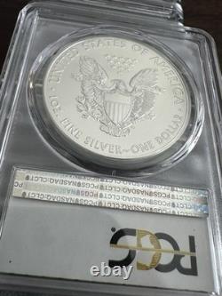 2020-(p) Silver Eagle Pcgs Ms70 Fdi Emergency Issue Struck At Philadelphia Label