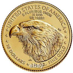 2021 $10 Type 2 American Gold Eagle 1/4 oz Brilliant Uncirculated