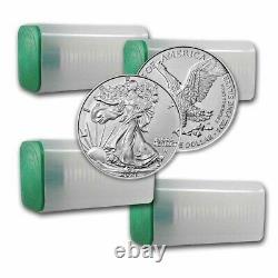 2021 1 oz American Silver Eagle BU (Type 2) Lot of 100 Coins