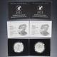 2021+2022-w Us Mint American Eagle $1 Dollar One Ounce Silver Uncirculated Coins