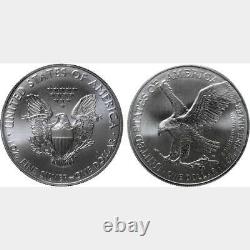 2021 American 1 Oz Silver Eagle at Dawn and at Dusk 35th Anniv Two-Coin Set