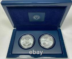 2021 American Silver Eagle Type 1 & 2 SET in US Mint Display Case A Gift Idea B