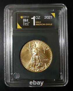 2021 Kitco Mint First 2009 American Gold Eagle 1 oz Fine Gold $50